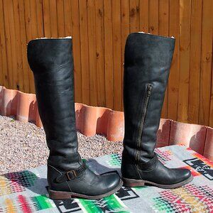 Freebird Denmark Boots tall over the knee leather